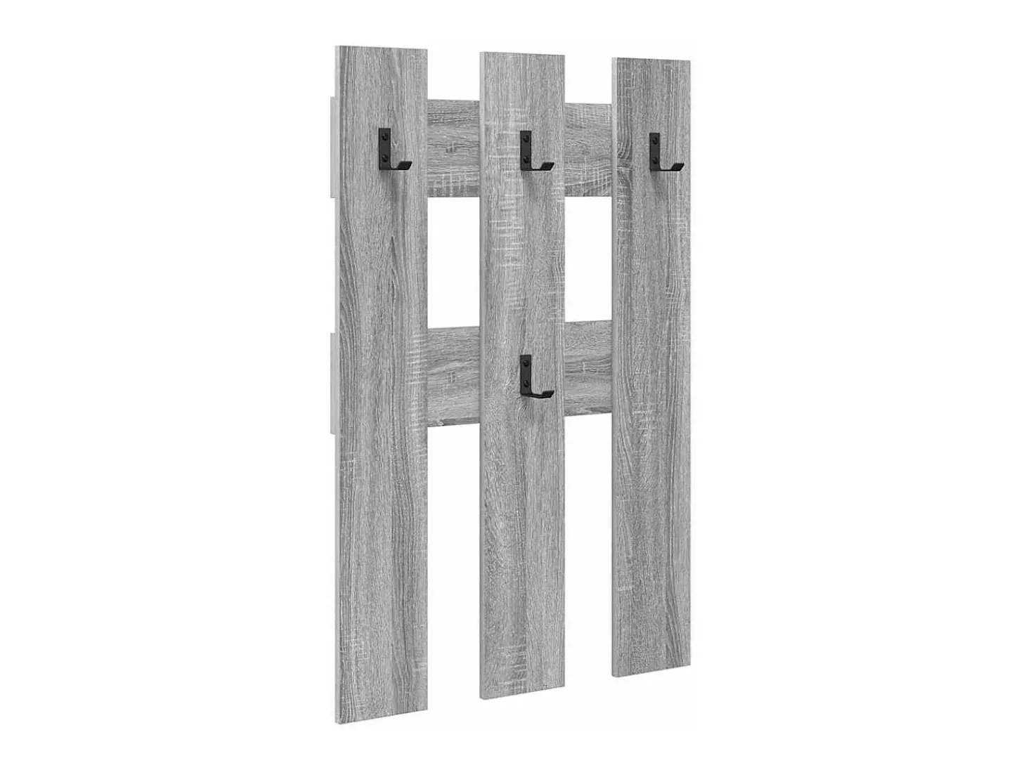 Perchero de pared Sonoma gris 65 x 3 x 100 cm