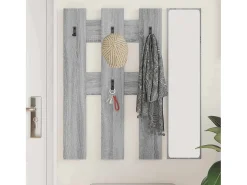 Perchero de pared Sonoma gris 65 x 3 x 100 cm