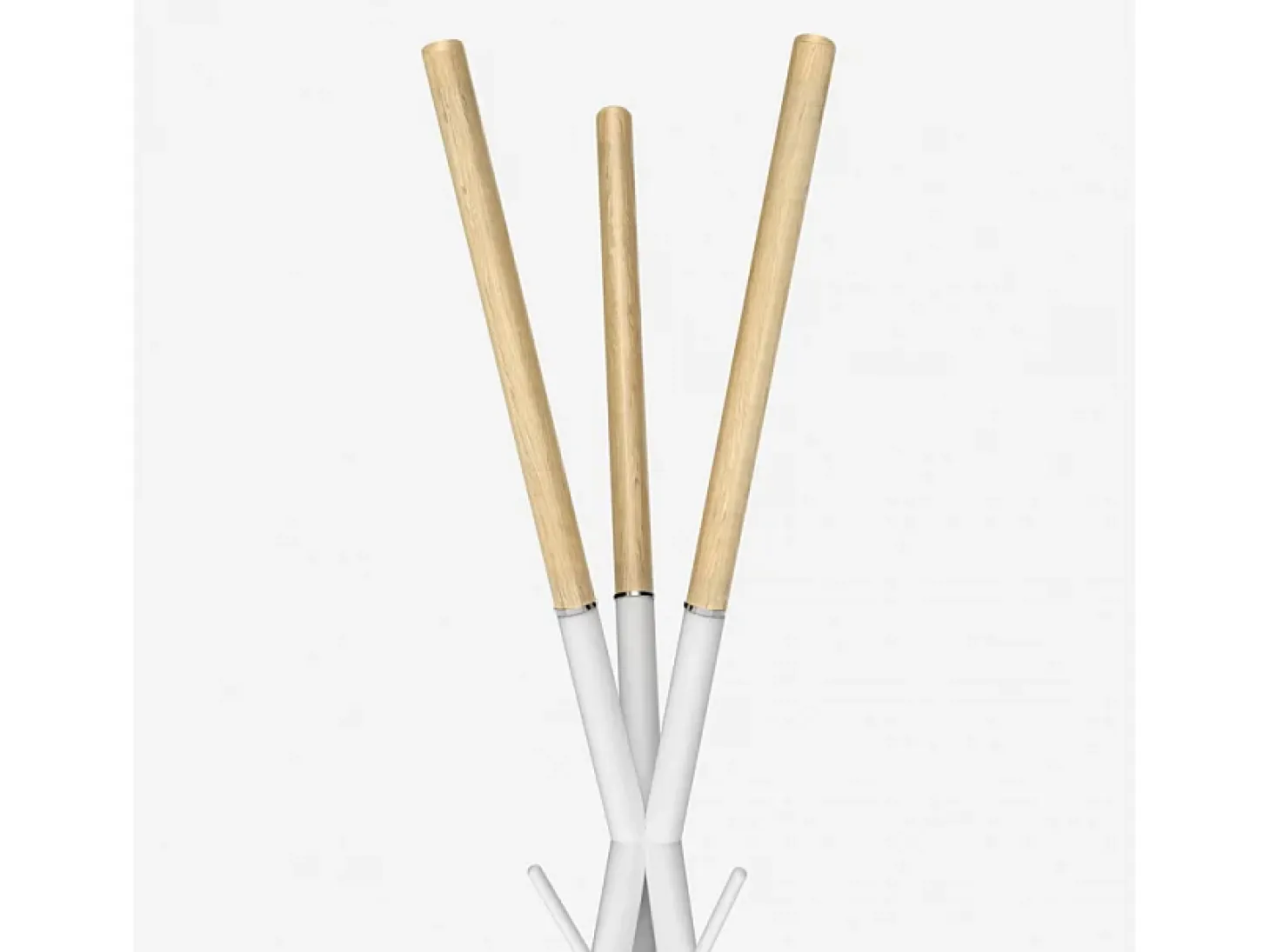 Perchero de pie moderno de estilo escandinavo madera metal Pakart