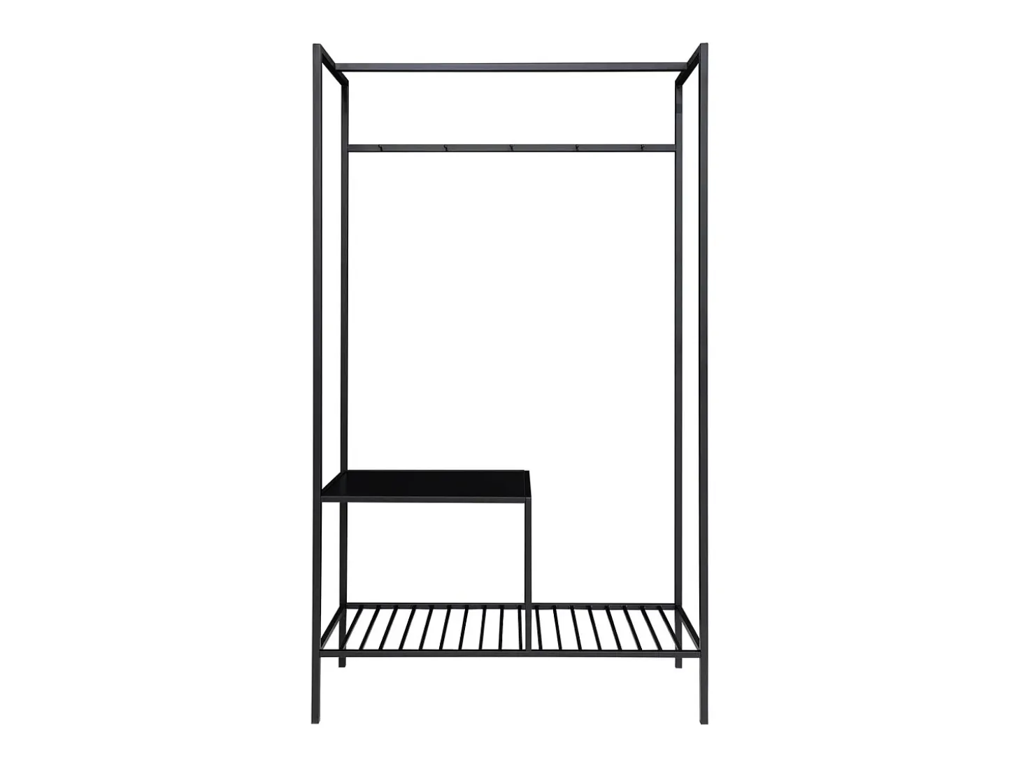 Perchero de Suelo Vita, Negro, 38x101x170 cm, Kendra Home