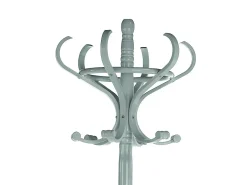 Perchero giratorio - A183cm x L48cm x F51cm - madera color gris - Retro