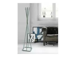 Perchero mod. 469 acabado lacado verde, 180cm(alto) 38cm(ancho) 38cm(largo)