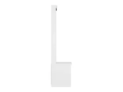 Perchero SANDNES blanco 45x40x159,5 cm madera maciza de pino