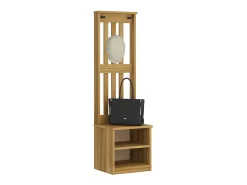 Perchero SANDNES 45x40x159,5 cm madera maciza de pino