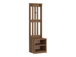 Perchero SANDNES 45x40x159,5 cm madera maciza de pino
