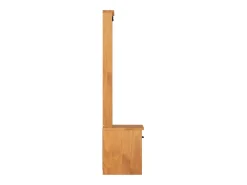 Perchero SANDNES 45x40x159,5 cm madera maciza de pino
