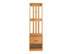 Perchero SANDNES 45x40x159,5 cm madera maciza de pino