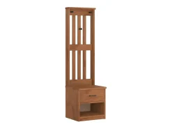 Perchero SANDNES 45x40x159,5 cm madera maciza de pino