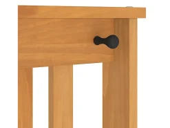 Perchero SANDNES 45x40x159,5 cm madera maciza de pino