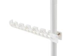 Perchero telescópico regulable en altura 110 - 305 cm blanco 03_0003506