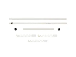 Perchero telescópico regulable en altura 110 - 305 cm blanco 03_0003506