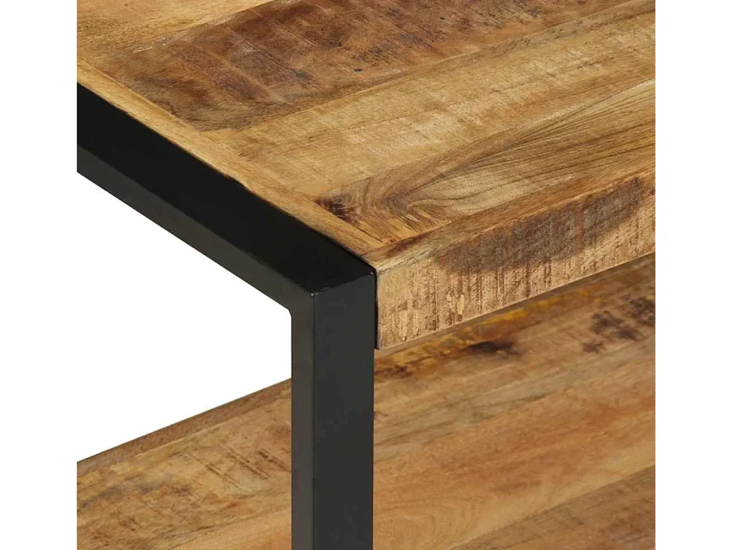 Perchero 80x40x190 cm madera maciza de mango en bruto