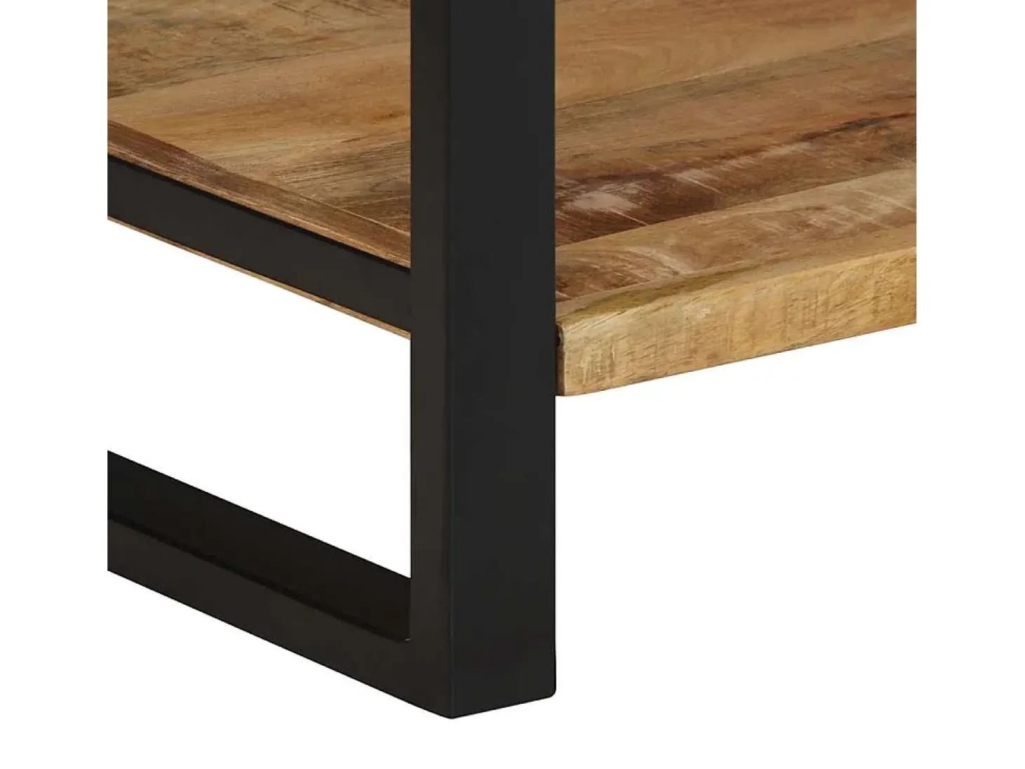 Perchero 80x40x190 cm madera maciza de mango en bruto