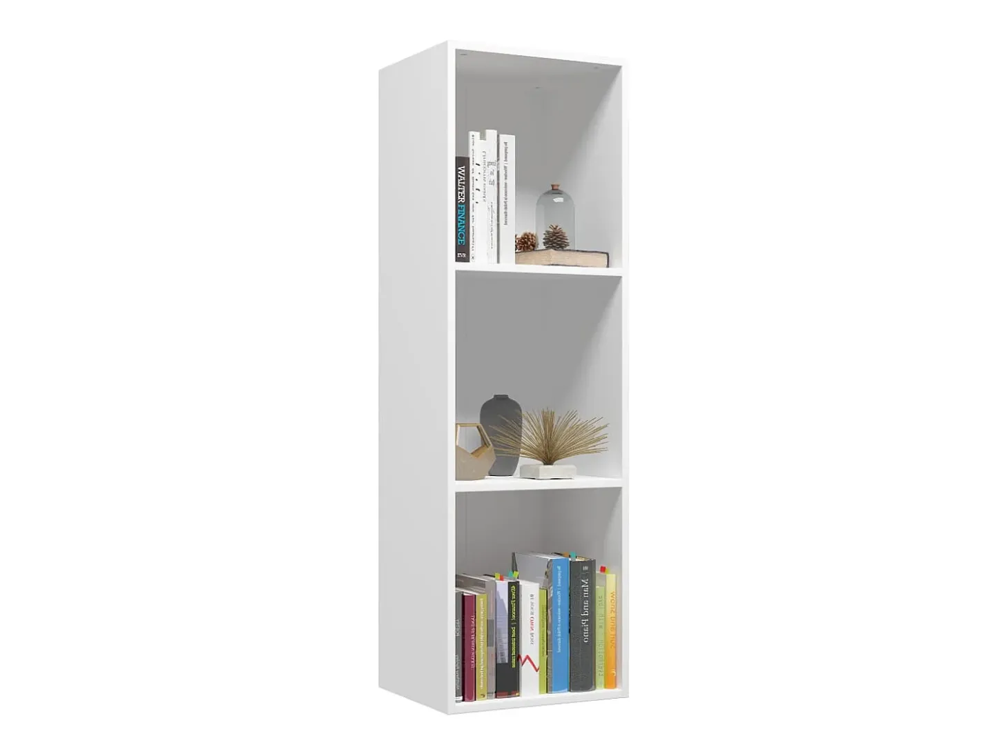 Pieter Estantería de libros/mueble TV madera contrachapada 36x30x114cm