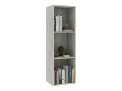Pieter Estantería libros/mueble TV contrachapada hormigón 36x30x114cm