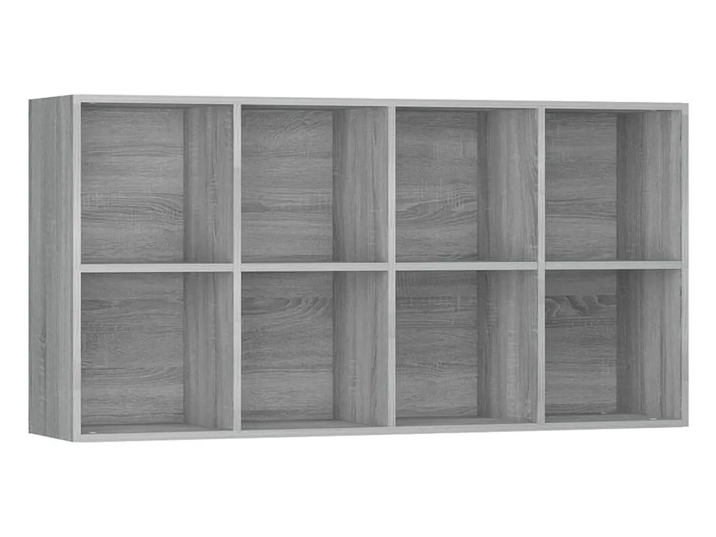 Pieter Estantería/Aparador madera contrachapada gris 66x30x130 cm