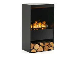 Planika - Chimenea de vapor de agua con efecto de llama realista y tecnología Optimyst, control remoto, diseño moderno