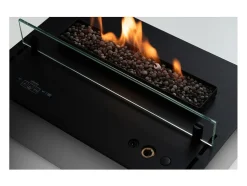 Planika - Quemador de bioetanol sin ventilación Senso Burner BEV, control remoto, llama real, acero