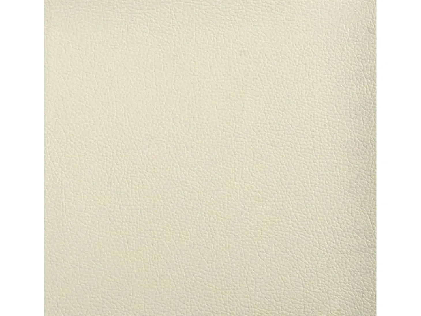 Poltrona com apoio de pés couro artificial 60 cm cor creme