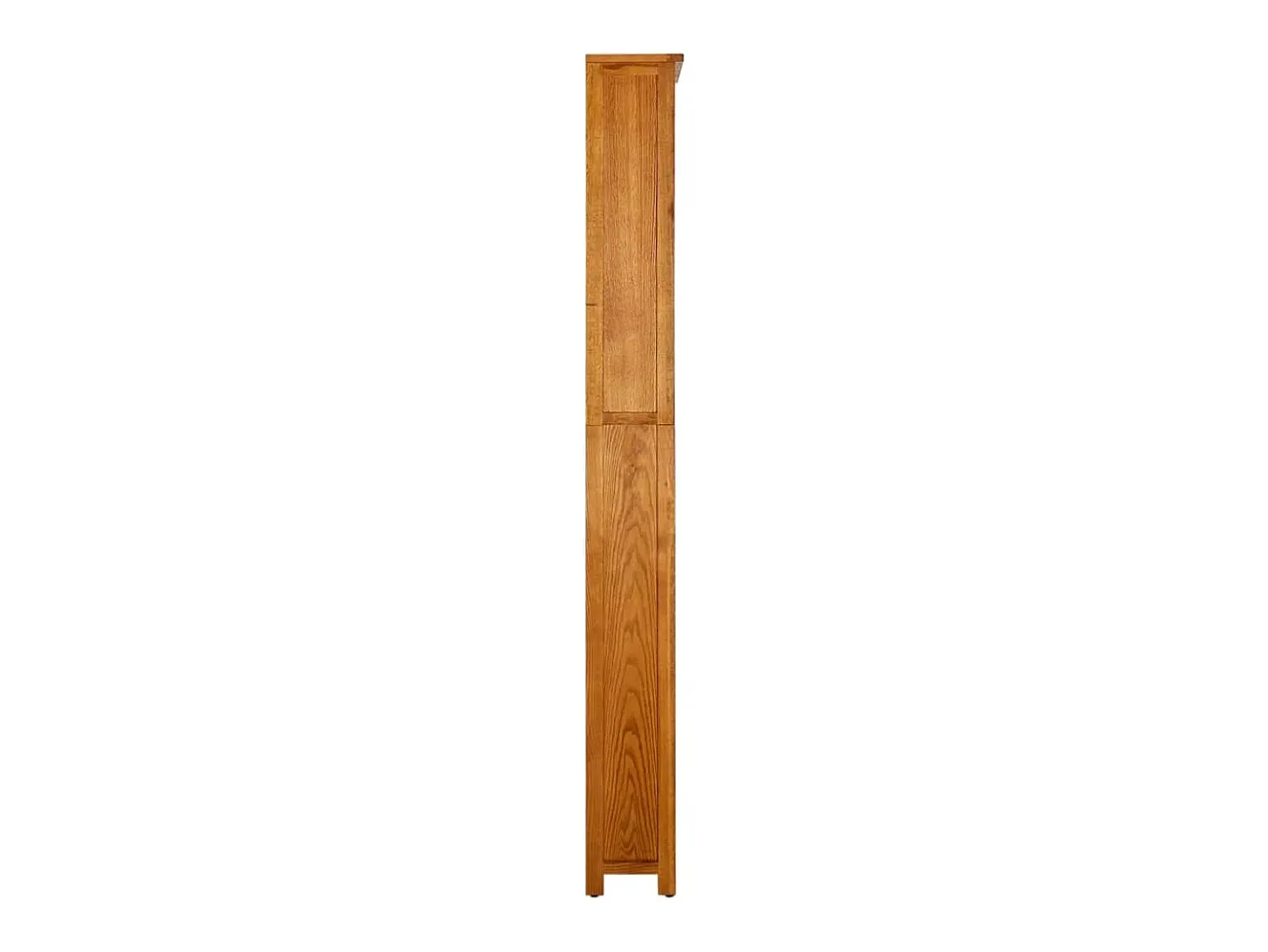 Poyraz vidaX Estantería de 7 niveles de madera maciza de roble 90x22,5x200 cm