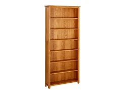Poyraz vidaX Estantería de 7 niveles de madera maciza de roble 90x22,5x200 cm
