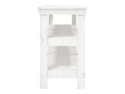 Prolenta Premium - Banco de trabajo de madera maciza de pino blanco 181x50x80 cm