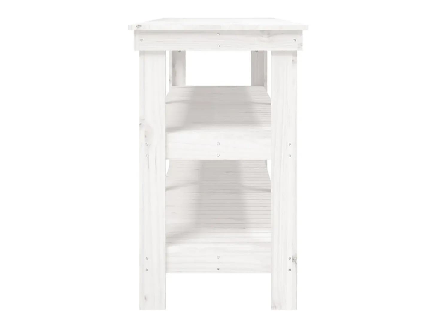 Prolenta Premium - Banco de trabajo de madera maciza de pino blanco 181x50x80 cm
