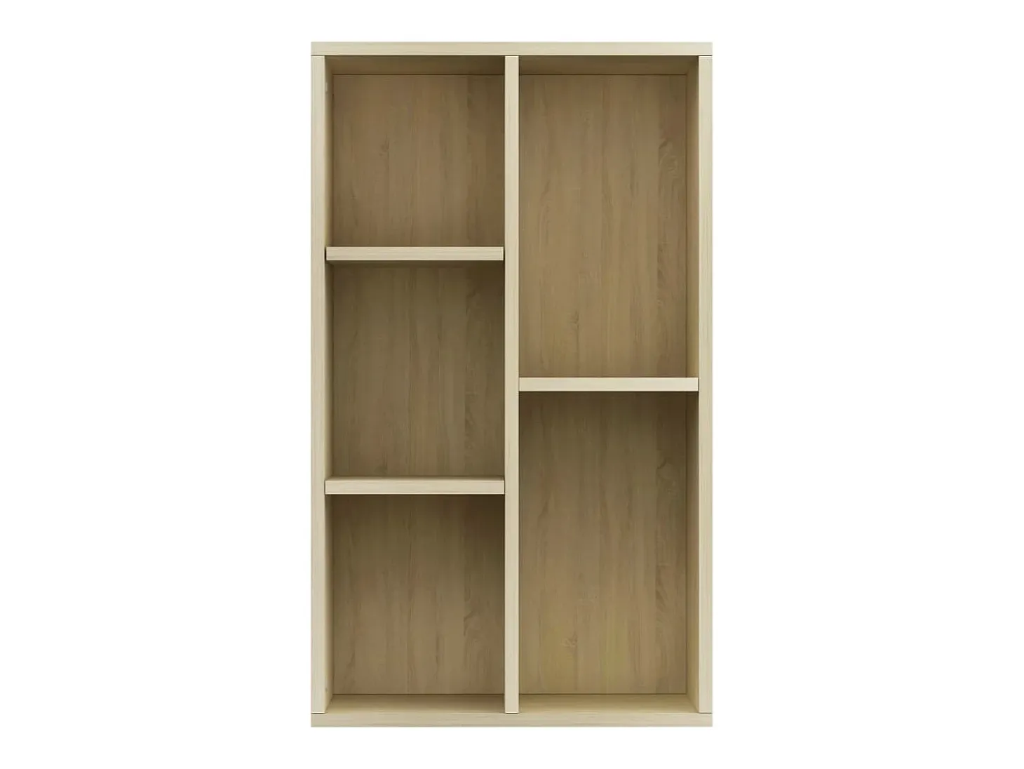 Prolenta Premium - Estantería/Aparador madera contrachapada color roble 50x25x80cm
