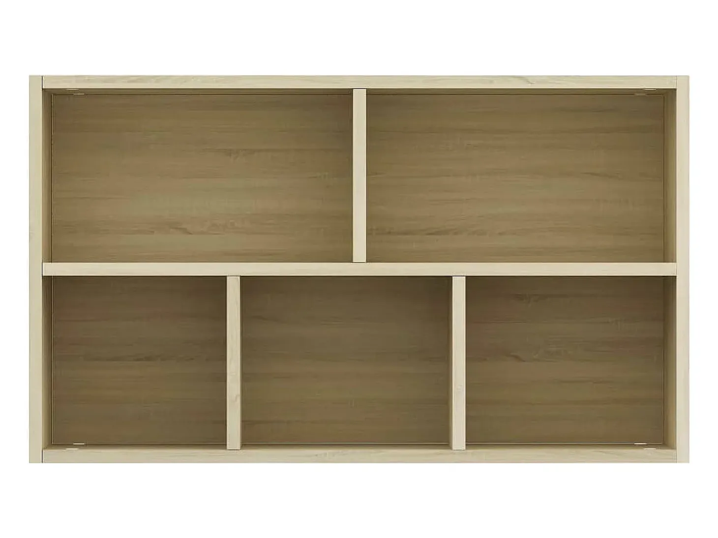 Prolenta Premium - Estantería/Aparador madera contrachapada color roble 50x25x80cm