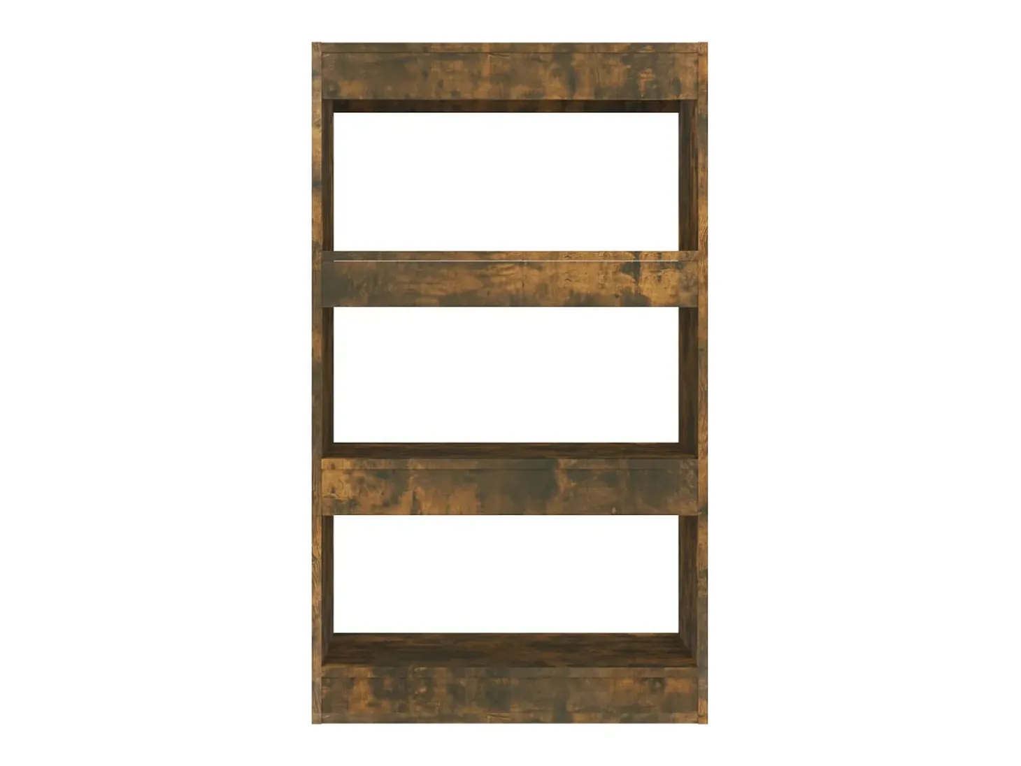 Qarlon Estantería/divisor madera ingeniería roble ahumado 60x30x103 cm