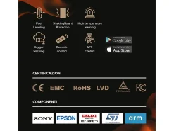 Quemador de bioetanol Smart APP automático empotrable insertable SLIM 70