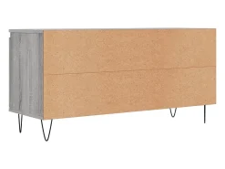Ragnfrid Mueble de TV madera de ingeniería gris Sonoma 104x35x50 cm
