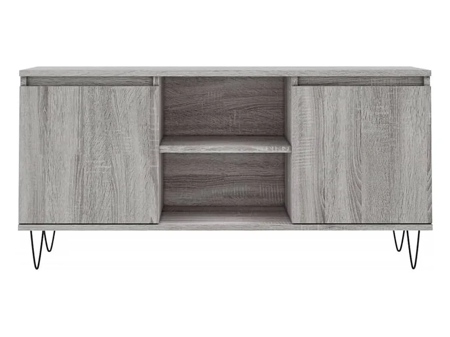 Ragnfrid Mueble de TV madera de ingeniería gris Sonoma 104x35x50 cm
