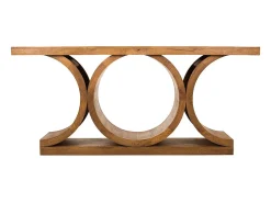 Recibidor de madera marrón