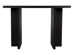 Recibidor de madera negro