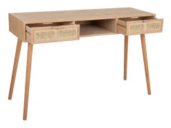 Recibidor De Madera Y Rejilla De 2 Cajones