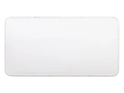 Recibidor de metal envejecido blanco