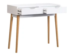 Recibidor Fiano blanco 2 cajones 78x90x35 cm