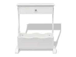 Revistero Melrose blanco