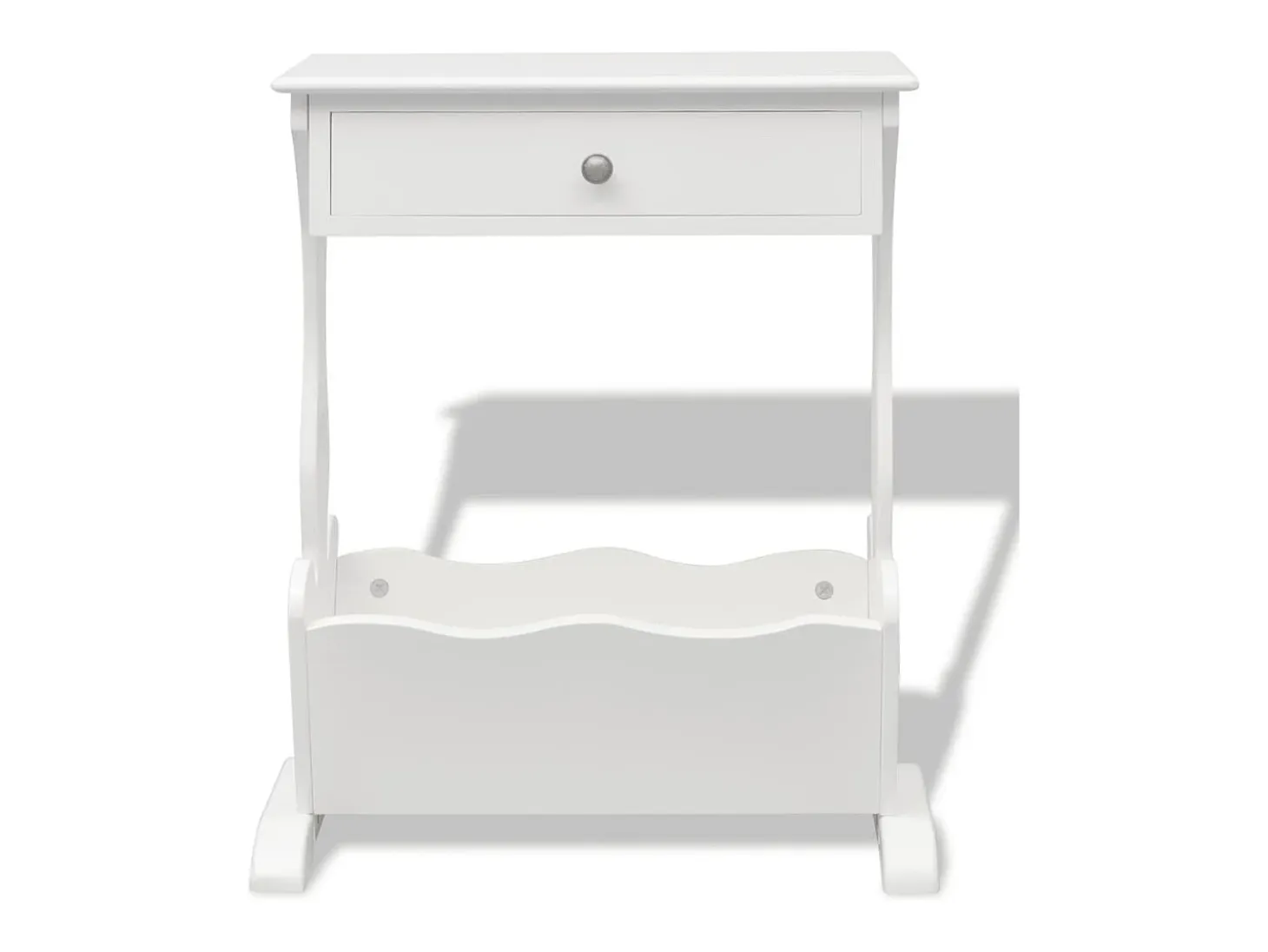 Revistero Melrose blanco