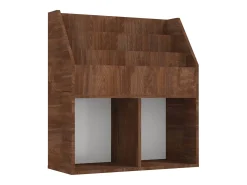Revistero niños madera contrachapada marrón roble 71x30x78,5 cm