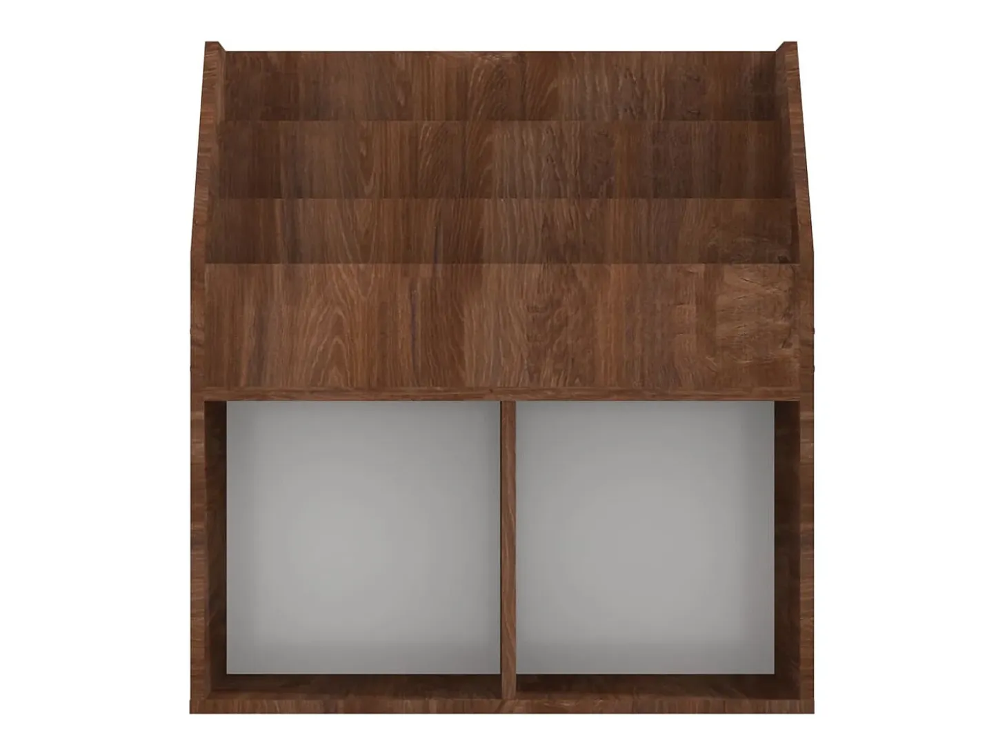 Revistero niños madera contrachapada marrón roble 71x30x78,5 cm