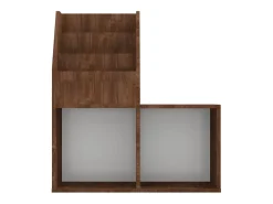 Revistero niños madera contrachapada marrón roble 71x30x78,5 cm