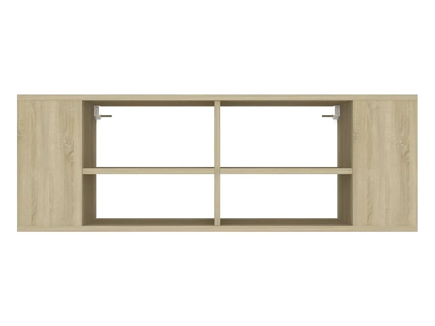 Ryno Mueble pared TV madera contrachapada roble Sonoma 102x35x35 cm