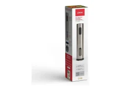 Sacacorchos eléctrico universal recargable con presión - luz LED - capacidad para 30 botellas