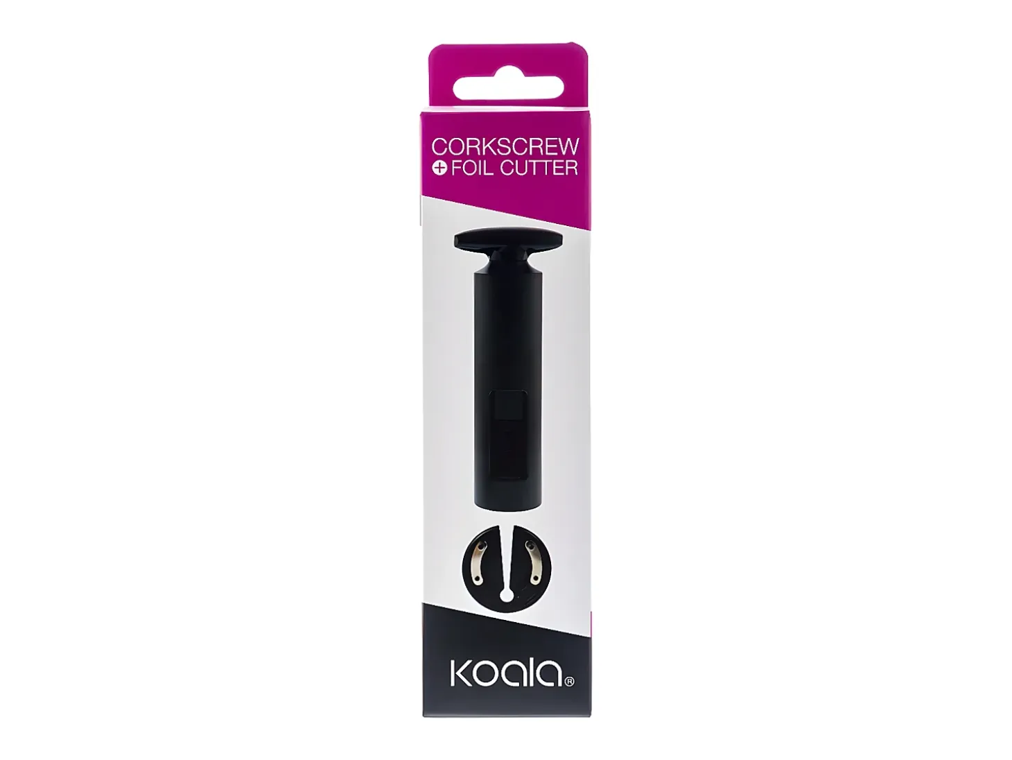 Sacacorchos "T" y cortacápsulas Pop de Koala - Metal o Plástico