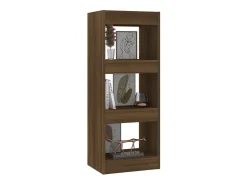 Sameth Estantería/divisor madera ingeniería marrón roble 40x30x103 cm
