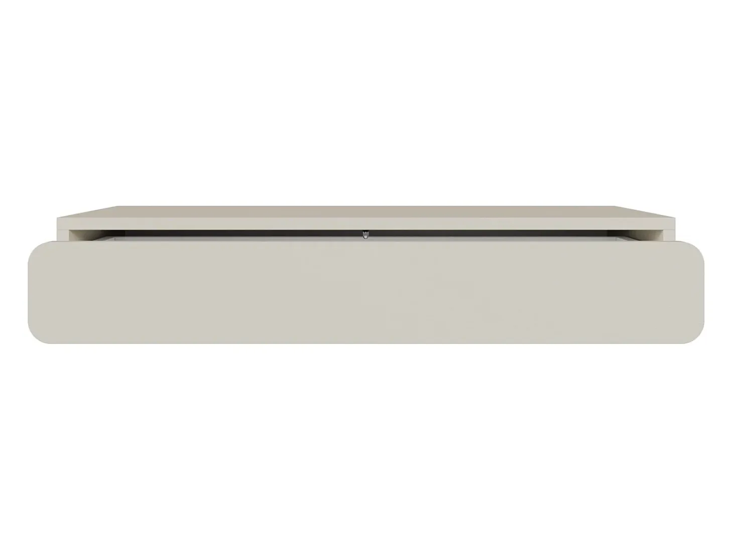 Selsey WUWU - Mesa consola con cajón - suspendida - 90 cm - gris