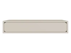 Selsey WUWU - Mesa consola con cajón - suspendida - 90 cm - gris