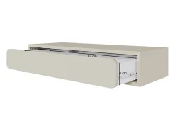 Selsey WUWU - Mesa consola con cajón - suspendida - 90 cm - gris